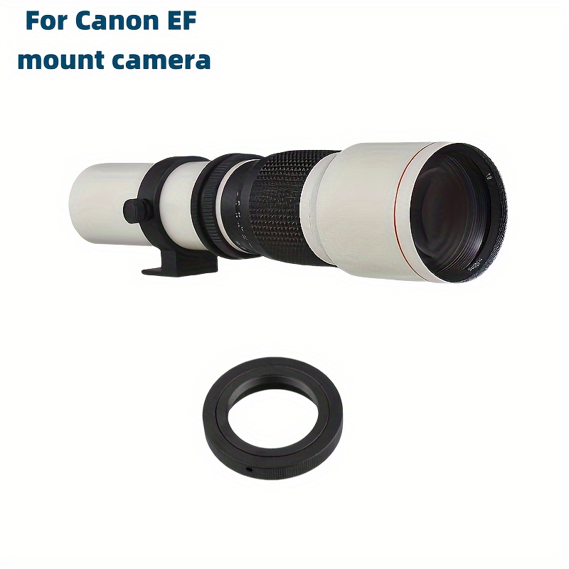 Téléobjectif Vivitar 500 Mm F/8 Monture T - Boîte Ouverte Jamais Utilisé - Blanc