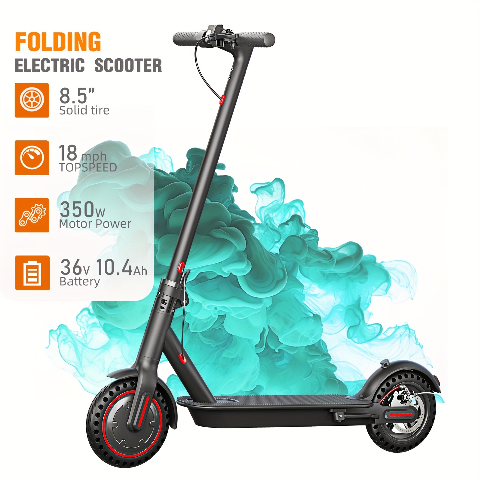 

Electric Scooter. Foldable. Compact And Lightweight. To Commuting Congestion. Of 30km/h. 8.5 Inch Explosion-proof Tires. To Ground