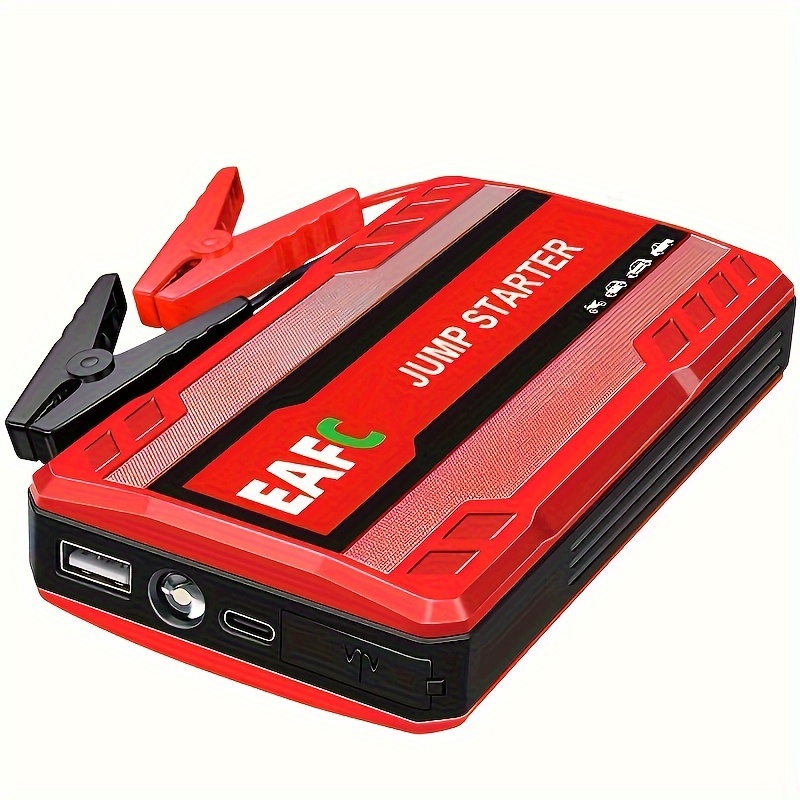 Portable Car Jump Starter Battery Power Bank Emergency Booster Led Light 12v  Auto Starting Device Support Starting 12v Gasoline Cars 3 0l, Check  Today's Deals