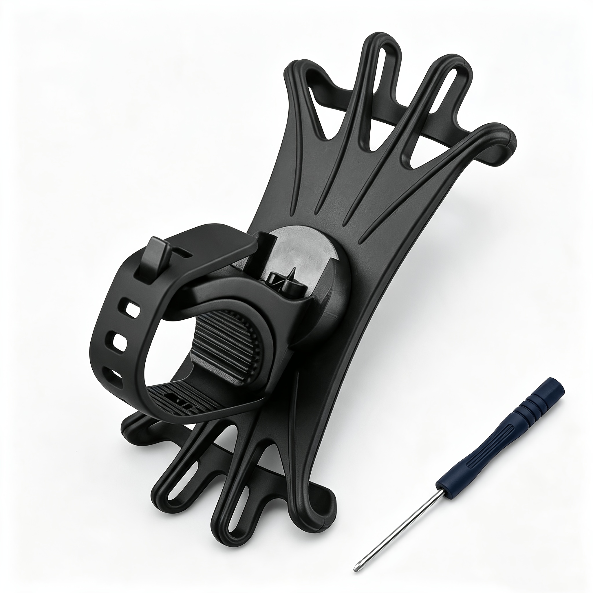 TEMU Bike Phone Holder And Mini Screwdriver, Car Phone Mount For Outdoor Navigation