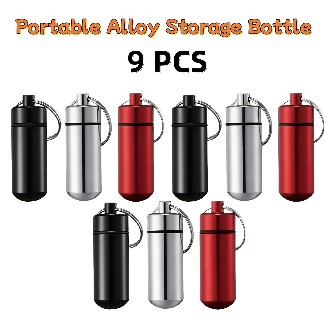 Keychain Accessory Compact | Mini Bottle with Built-In Lock | Versatile