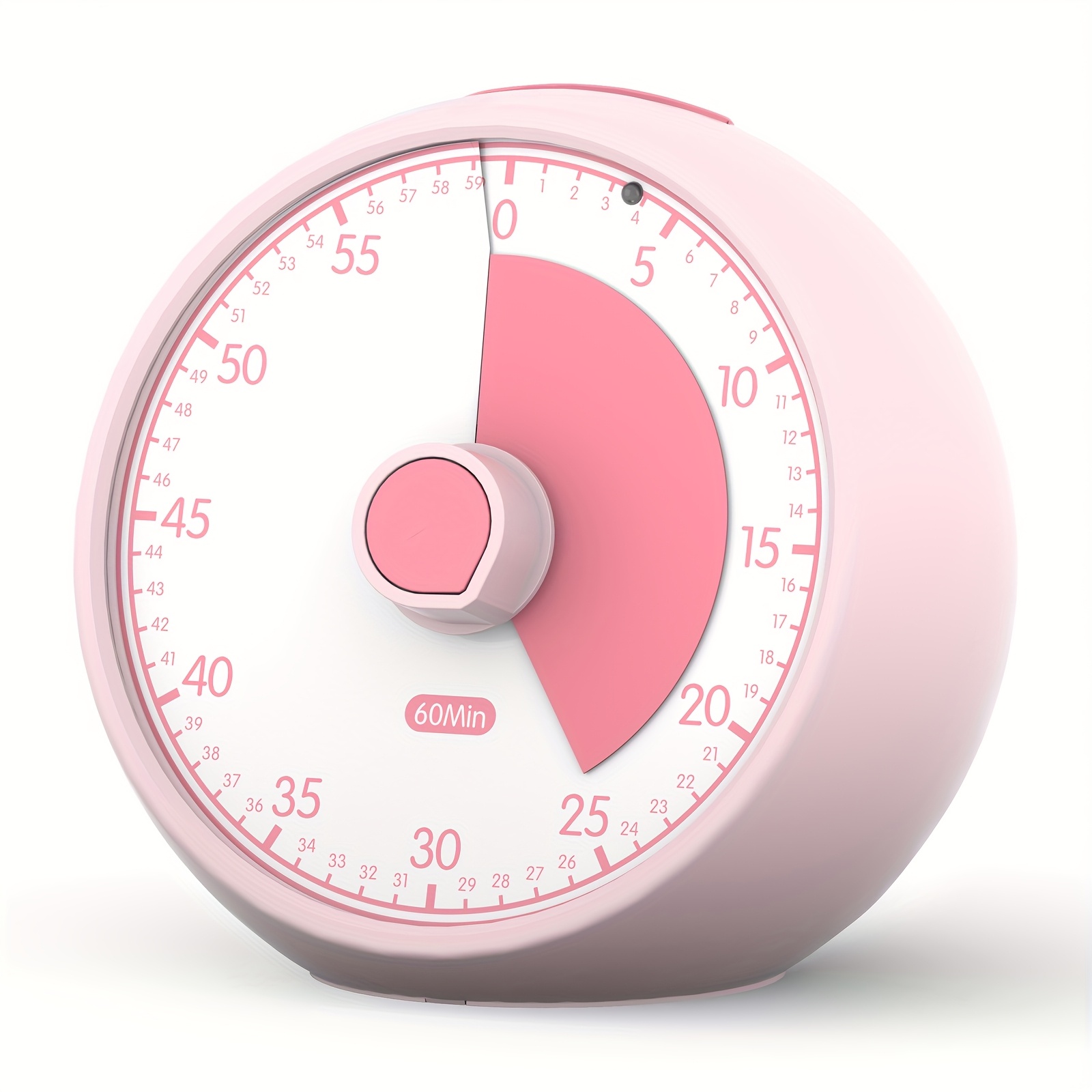 TEMU Visual Timer, 60-minute Countdown For Classrooms, Offices, And Kitchens, Desk Timer For ' Time Management With Quiet Functionality, Timer ( In