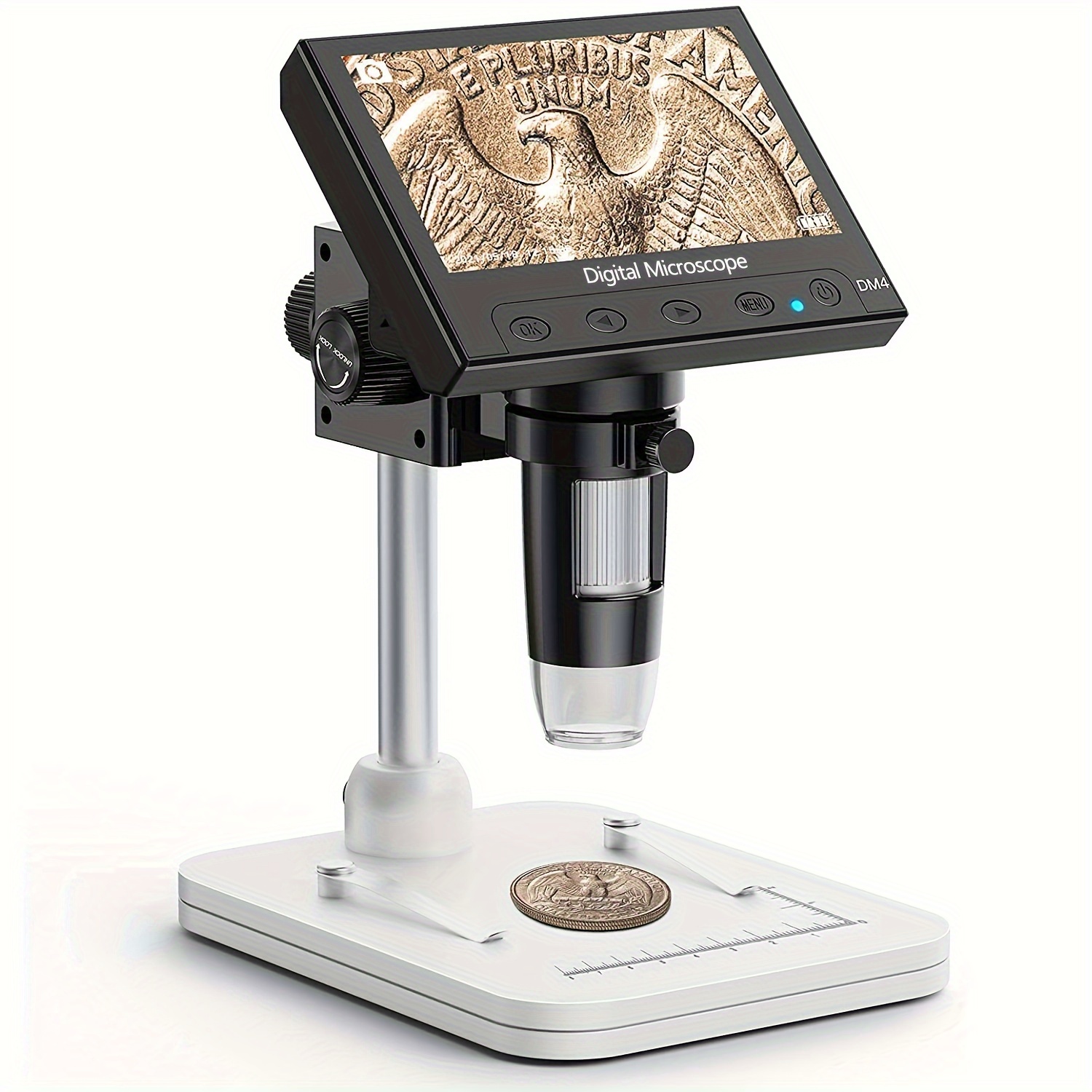 Coin Microscope Lcd 720p Digital Microscope 1000x Usb Coin Temu