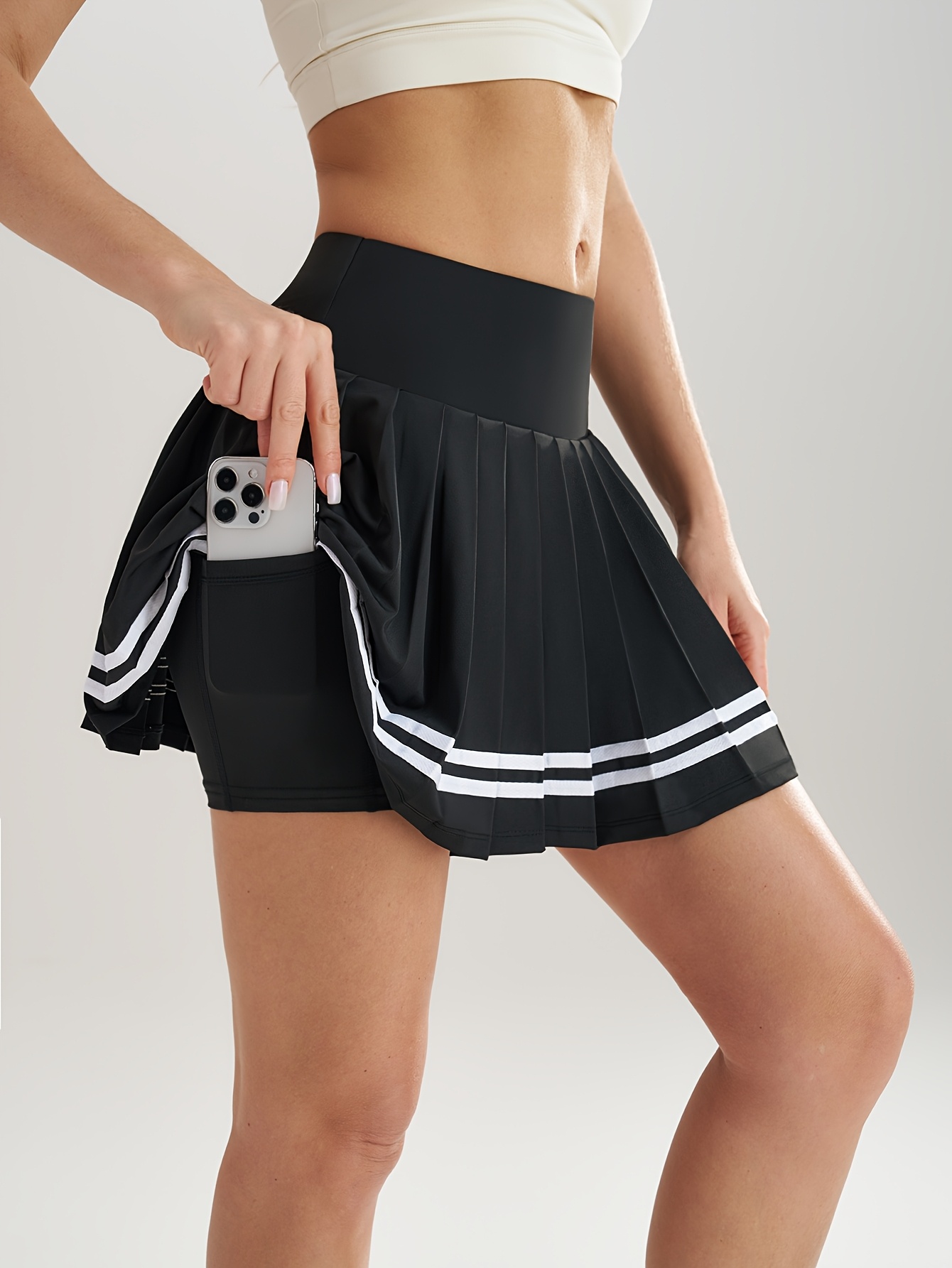 womens high waisted in running tennis skirt underwear Temu