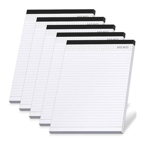 item picture 3pcs a4 size legal pads wide ruled writing note pads 8 23 11 42 inch lined notepad 25 sheets per pad for business college office