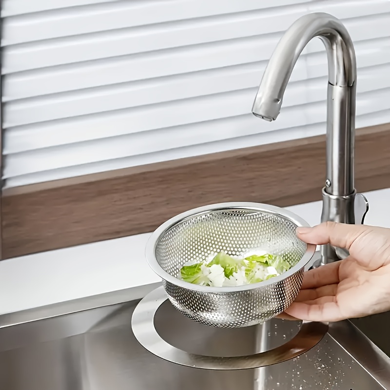 space saving stainless steel kitchen sink filter ideal for food waste vegetable filtration durable metal drain basket vegetable filter sink drain filter details 0