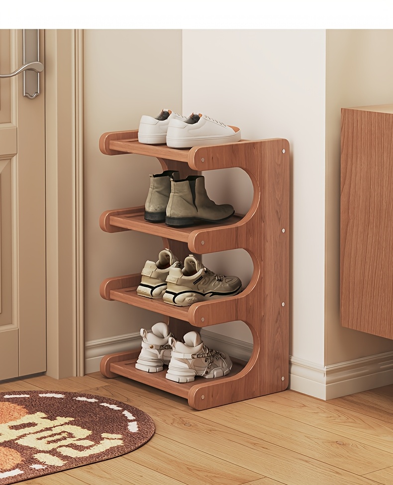 2-8 Floors of Bamboo Shoe Racks, Multifunctional Storage Racks, Narrow Space Storage Racks, Easy Bamboo Shoe Racks Suitable for Various Rooms, Room Decoration Racks, Bookcase Kitchen Racks, Holiday Gifts, Housewarming Gifts. Shoe Storage Box