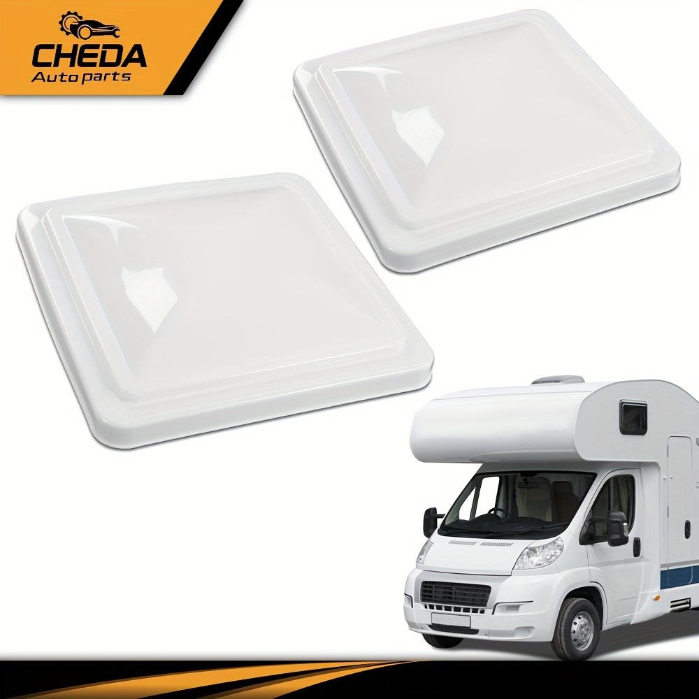 TEMU 2pcs 14"x14" Vent Cover For Camping Car, Rv, Trailer Vent Line Suitable For Ventilation