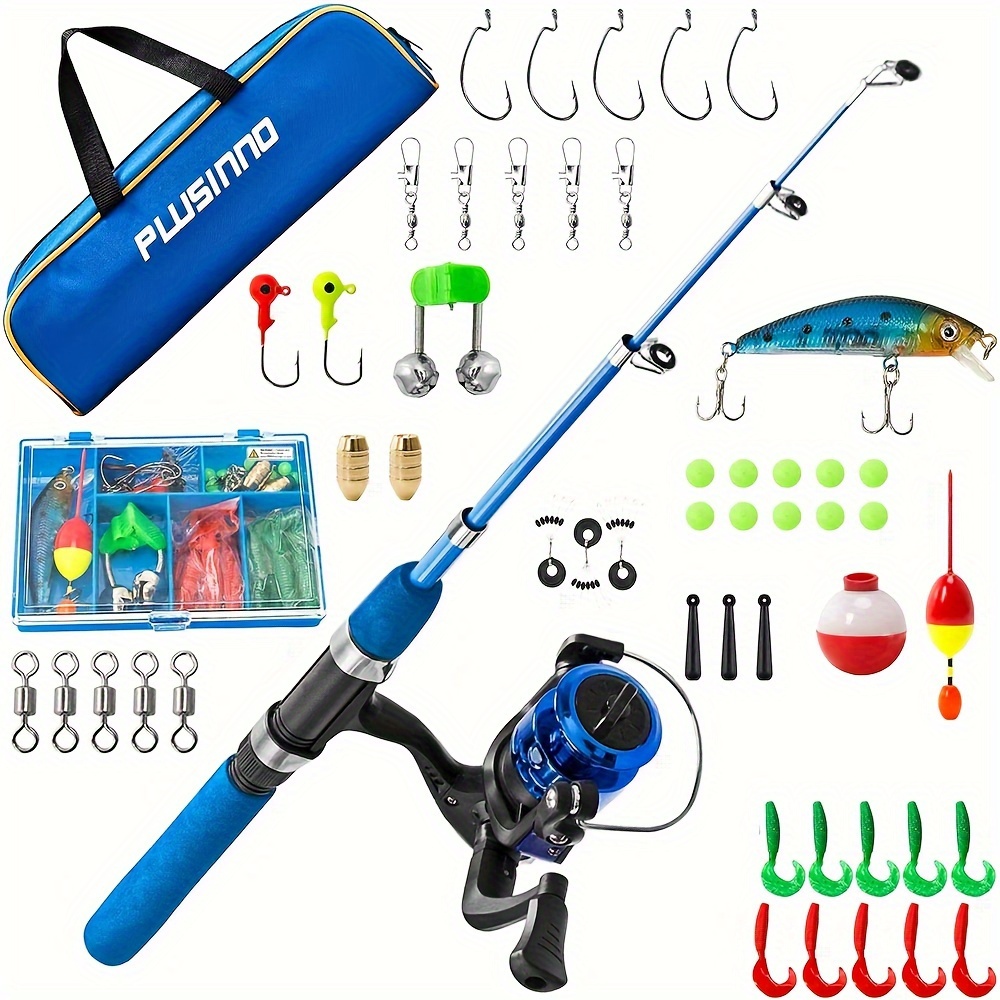 Fishing Rod and Reel Combos, Unique Design with X-Warping Painting, Carbon  Fiber Telescopic Fishing Rod with Reel Combo Kit with Tackle Box, Best Gift  for Fishing Beginner and Angler (180 Rod) Red