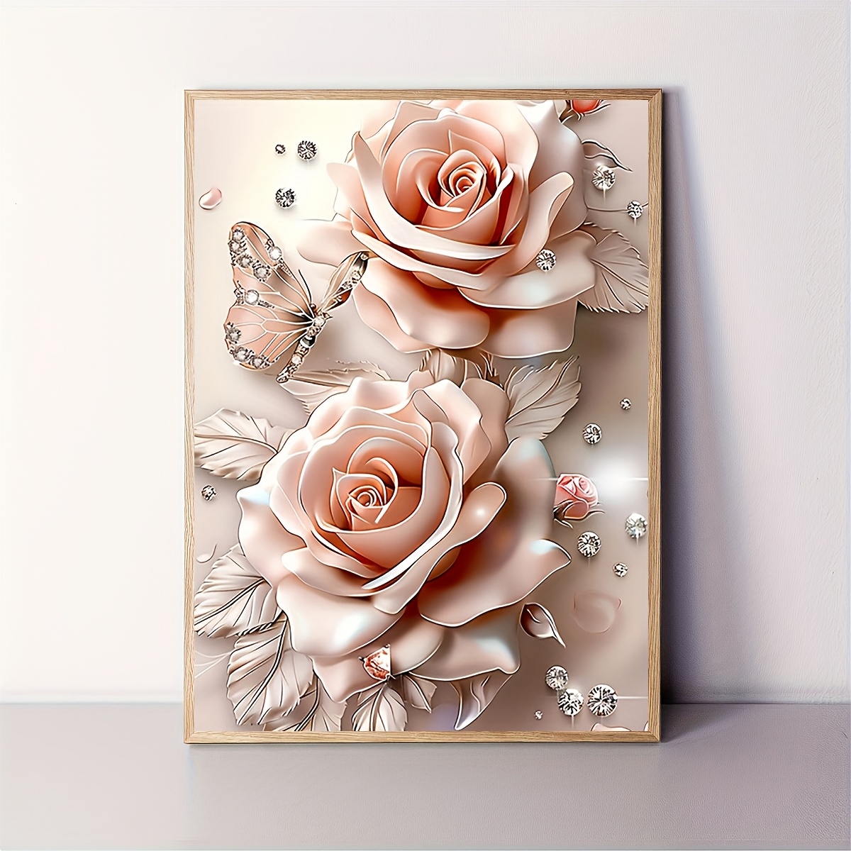 

& Diamond Canvas Art Print - 12x16" Decor For , , & , For Decor