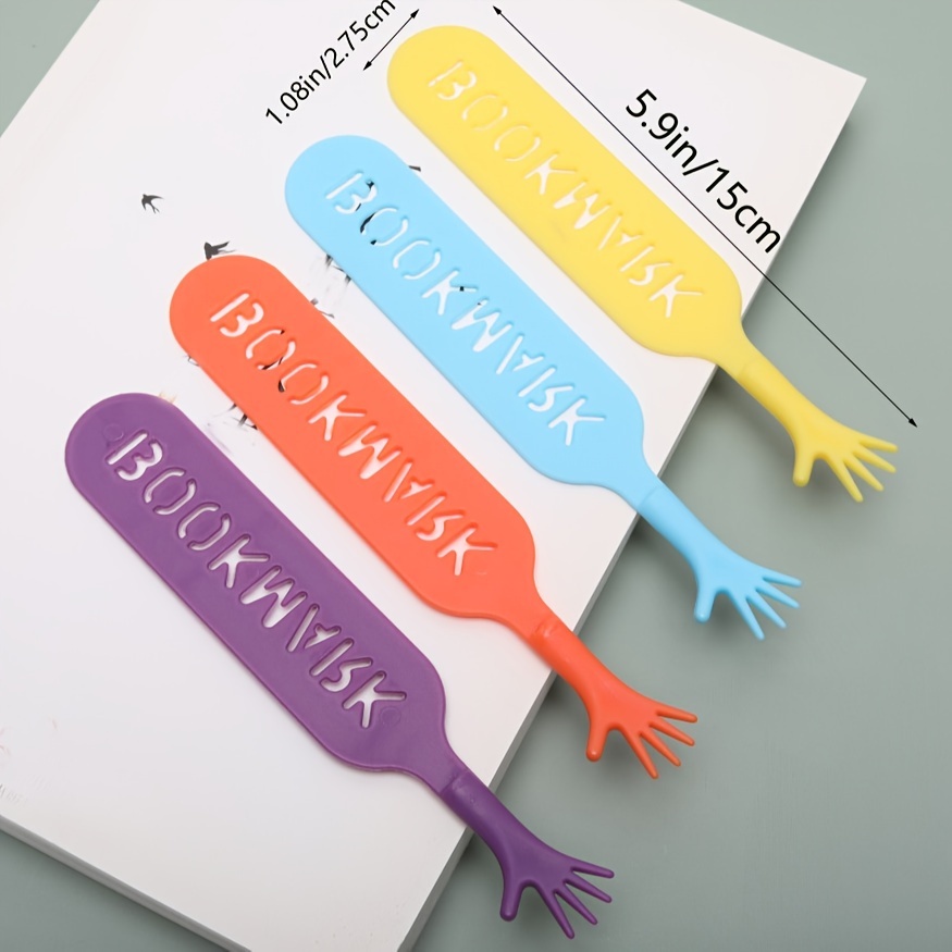

4pcs Creative Bookmarks In - , Ideal For Classroom, School & Office Use