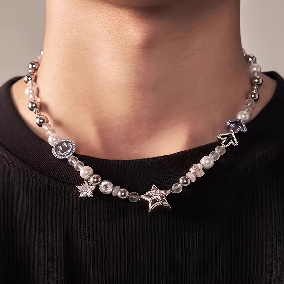 Image of 1pc Easy Design Niche High-end Sense Necklace Y80