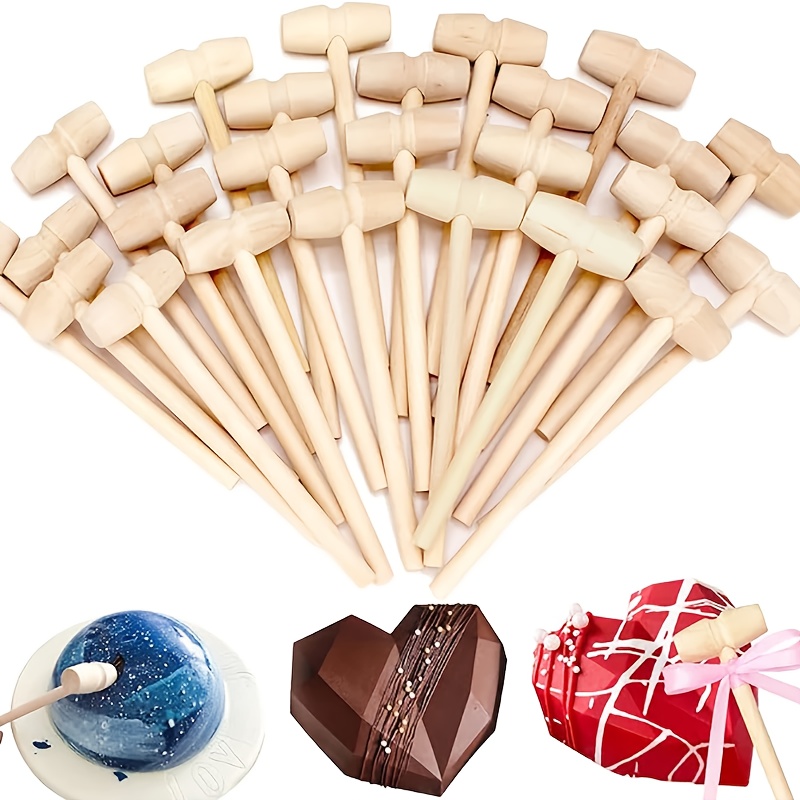 

30pcs Mini Wooden For Chocolate & Cake Decorating - Craft Tools And Supplies