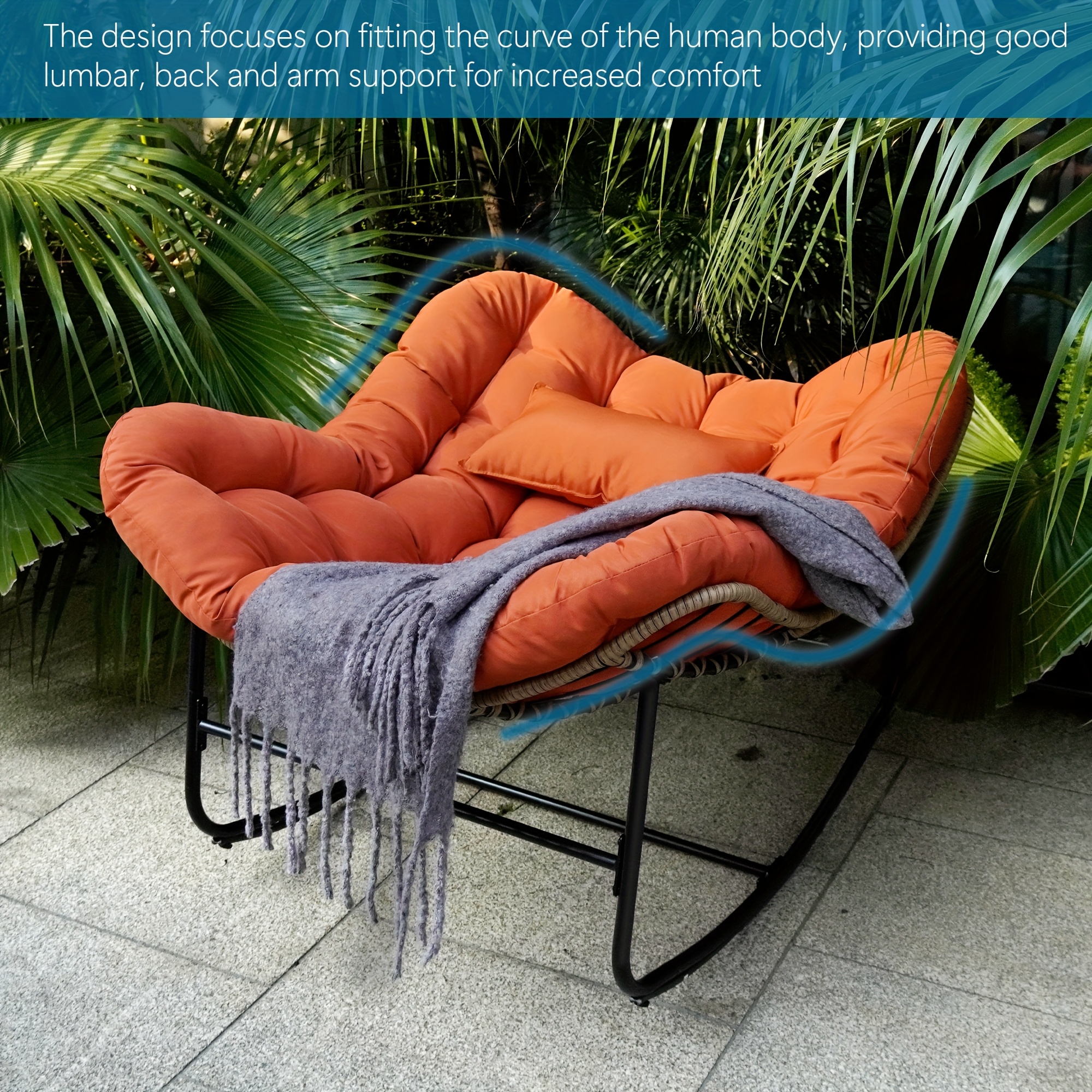 Rocking Chair Cushion Outdoor Rocking Chair Grand Patio Rocking