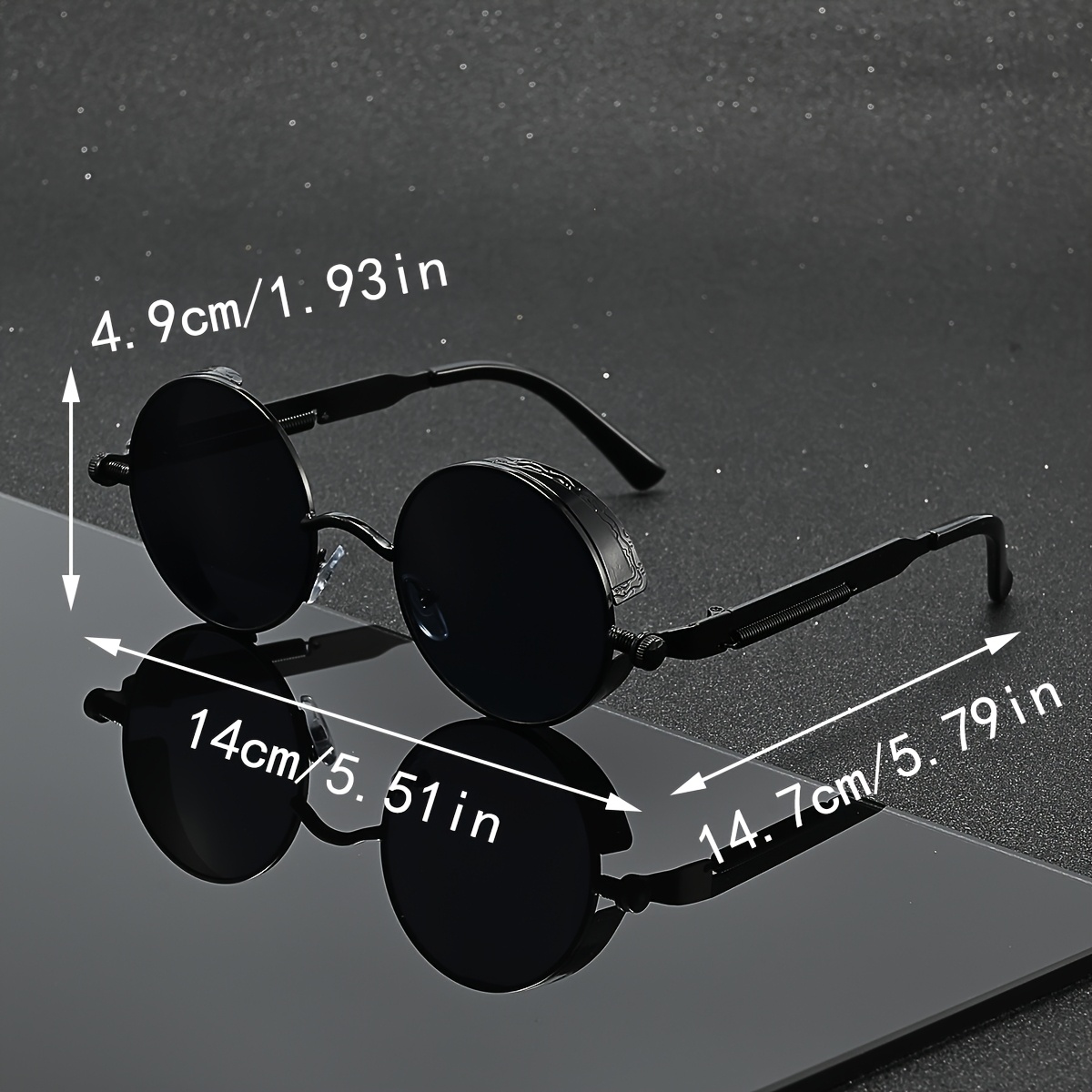 Unisex Trendy Round-Frame Y2K Retro Stylish Glasses Make a Great Back-To-School Gift, Perfect for Halloween, Christmas, Easter, Valentine'S Day, Independence Day, Thanksgiving, And New Year