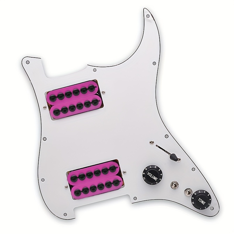 HH Humbucking Panel Pickup Assembly Four-core wire can be cut independently of the single, , Humbucker Installation, Split Coil Setup, Professionalgrade Pickups, Fourcore Design, Highquality Coils, Reliable Components, Coil Split Pickups, Humbucking Pickups, Guitar Technicians, Bass Players