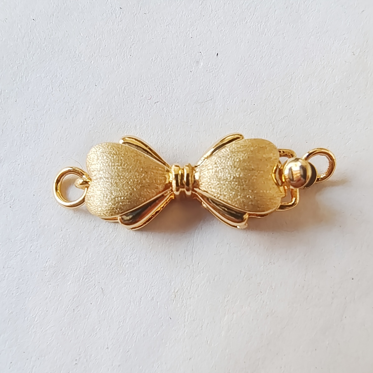 E-shop Schmuckverschluss aus Kupfer mit 14k Vergoldung, gebürstetes Finish, Muschelverschluss, geeignet für DIY-Schmuck, Schmuckzubehör, Armband-