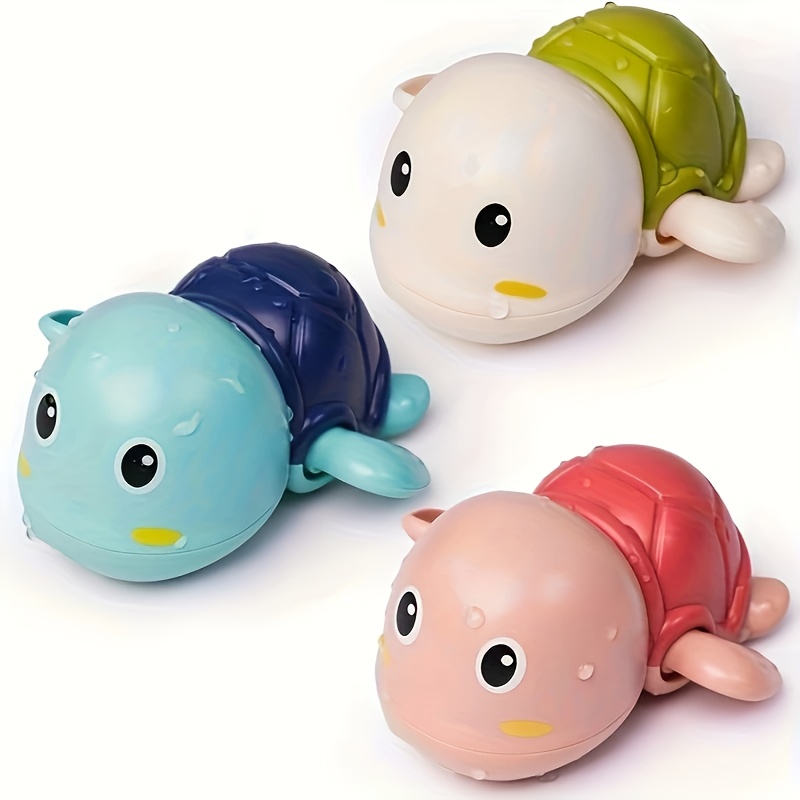 3pcs swimming turtle bath toys years red blue Temu