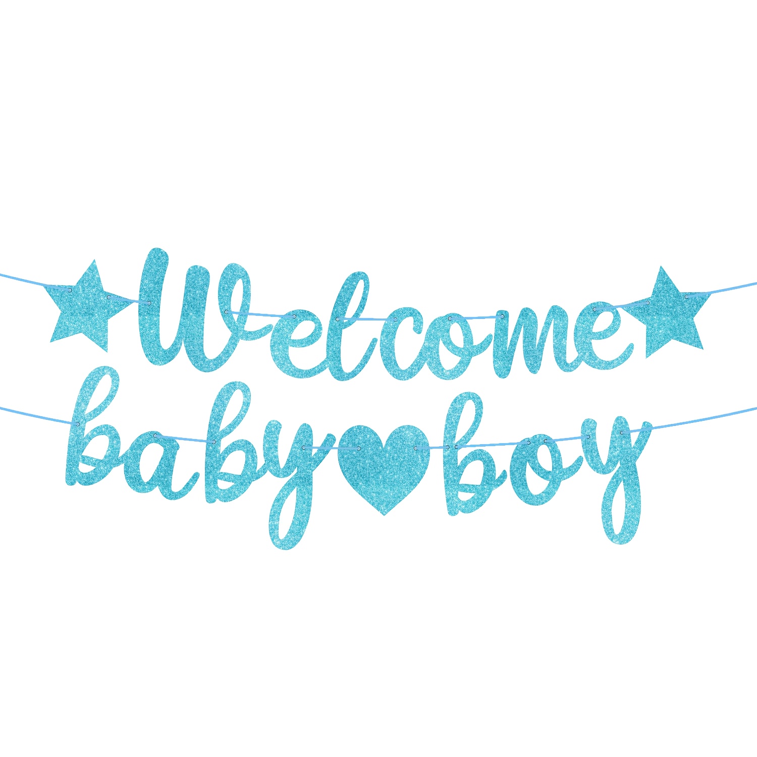 1pc Gender Reveal Banner - Happy Birthday Party Letter Flag Room Decoration