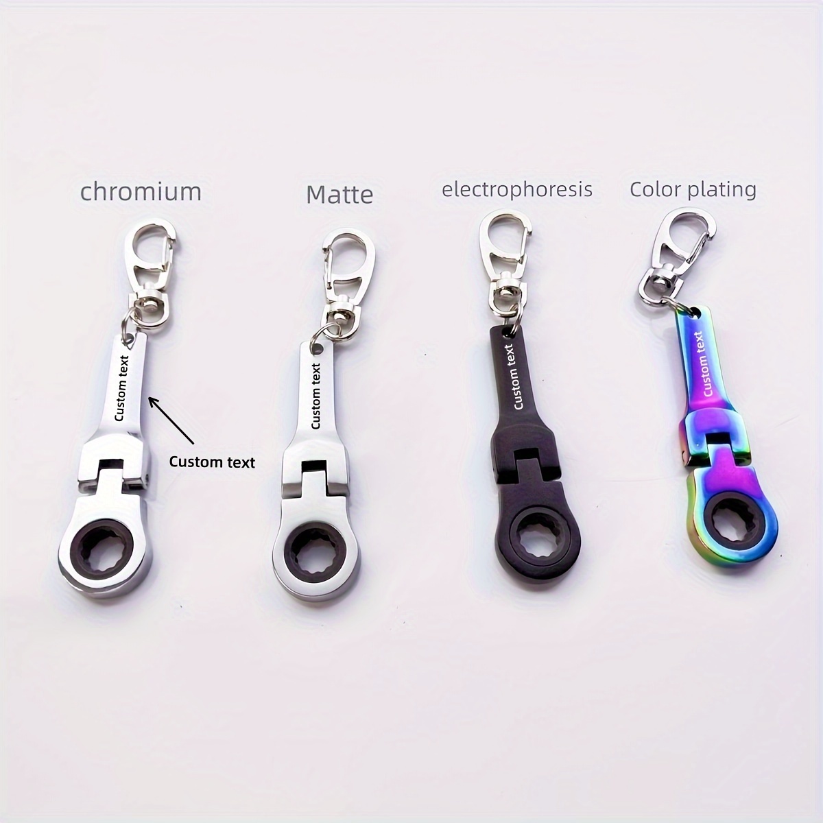 

1pc - 10mm, Steel, Mechanical , Steel , Tool, Keychain, For External & Nut Use, /