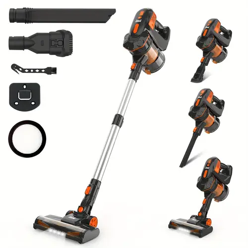 inse cordless vacuum cleaner 6 in 1 rechargeable stick vacuum 45 lightweight 2200mah battery vacuum multifunctional vacuum cleaner for hair hard floor car