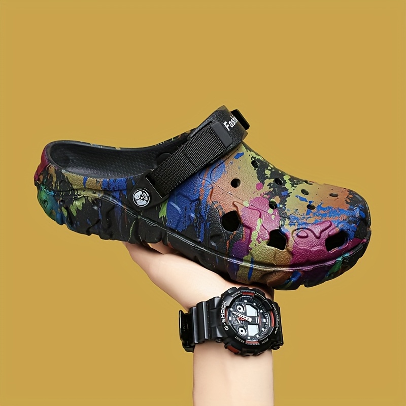 Graffiti print Clogs PROFESSIONAL Graffiti II Printed Leather Clogs – BJORK  main image 2