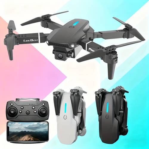 e88 pro featuring a foldable design its compact and lightweight minimalist colors black and gray along with a sturdy has dual 480p cameras and remote control operation