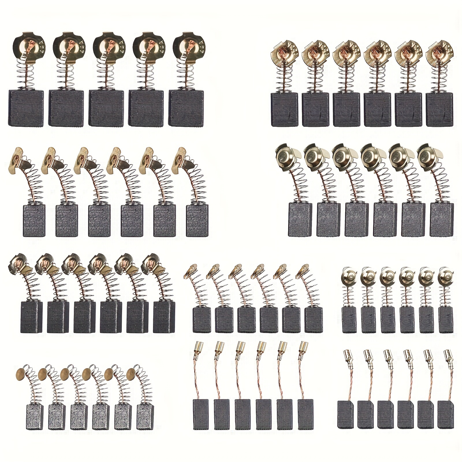 

60pcs Replacement Kit, Assorted , - Brushes, Compatible , , Cut-off Machines, And , No Battery Required For Tool Accessories