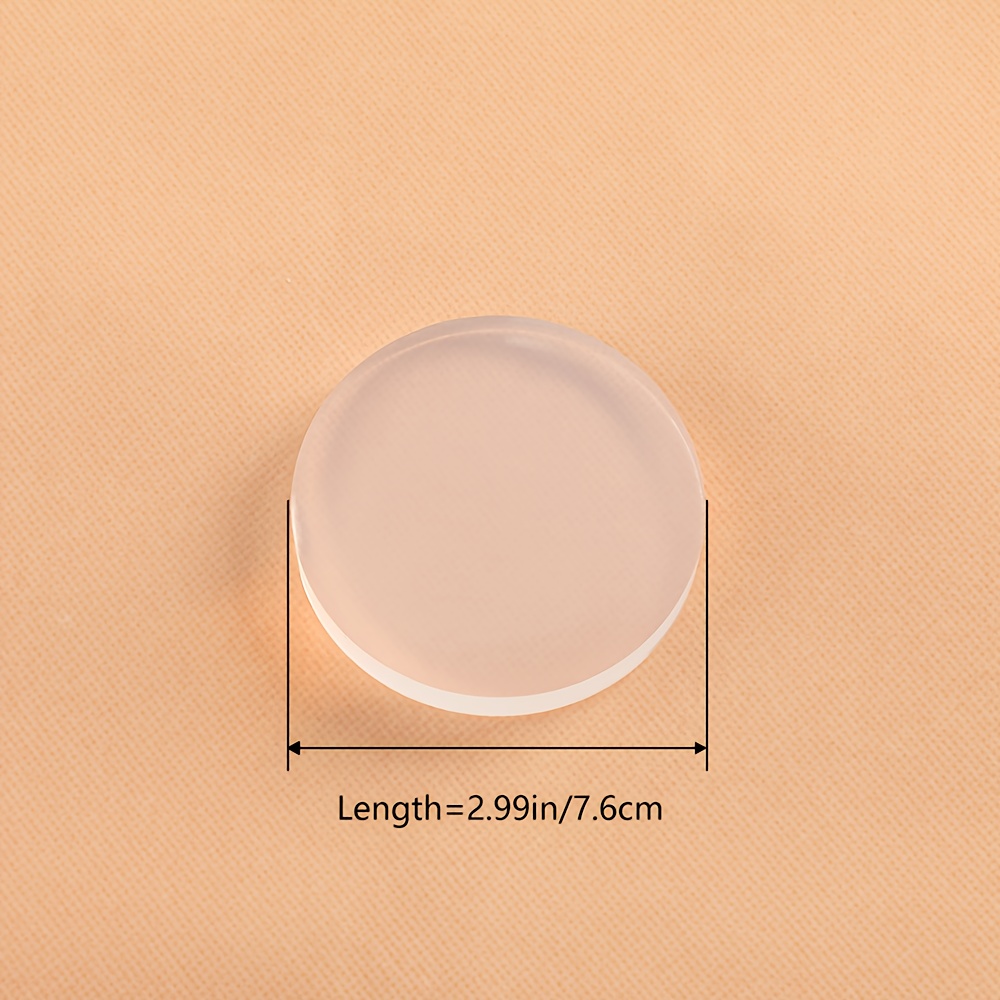 item picture 1pc high quality   silicone gel printing plate transparent stable performance no discoloration no aging no toxic safe for kids suitable for adults children art and crafts and christmas gifts