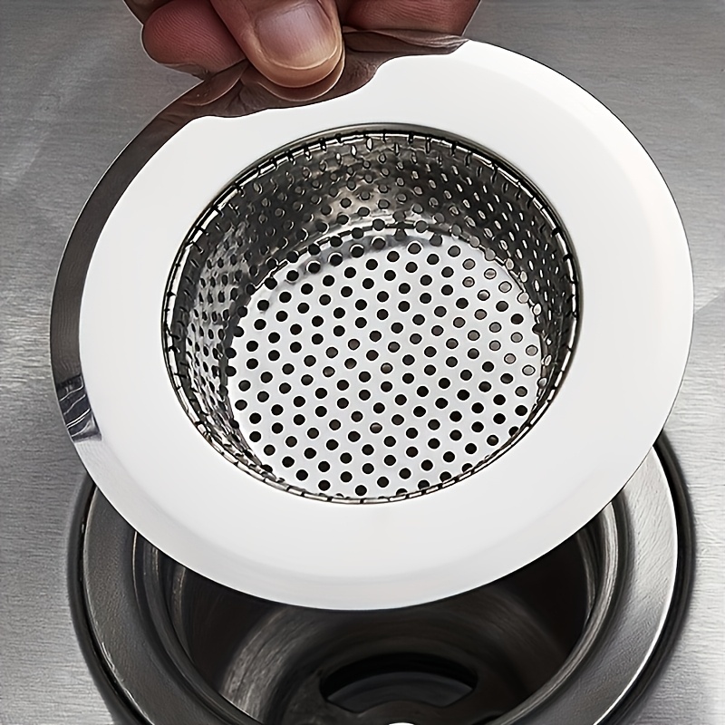 304 Stainless Steel Kitchen Sink Filter: Diameter 4.5 Inches, Suitable for Most Kitchen Sinks -304 Stainless Steel