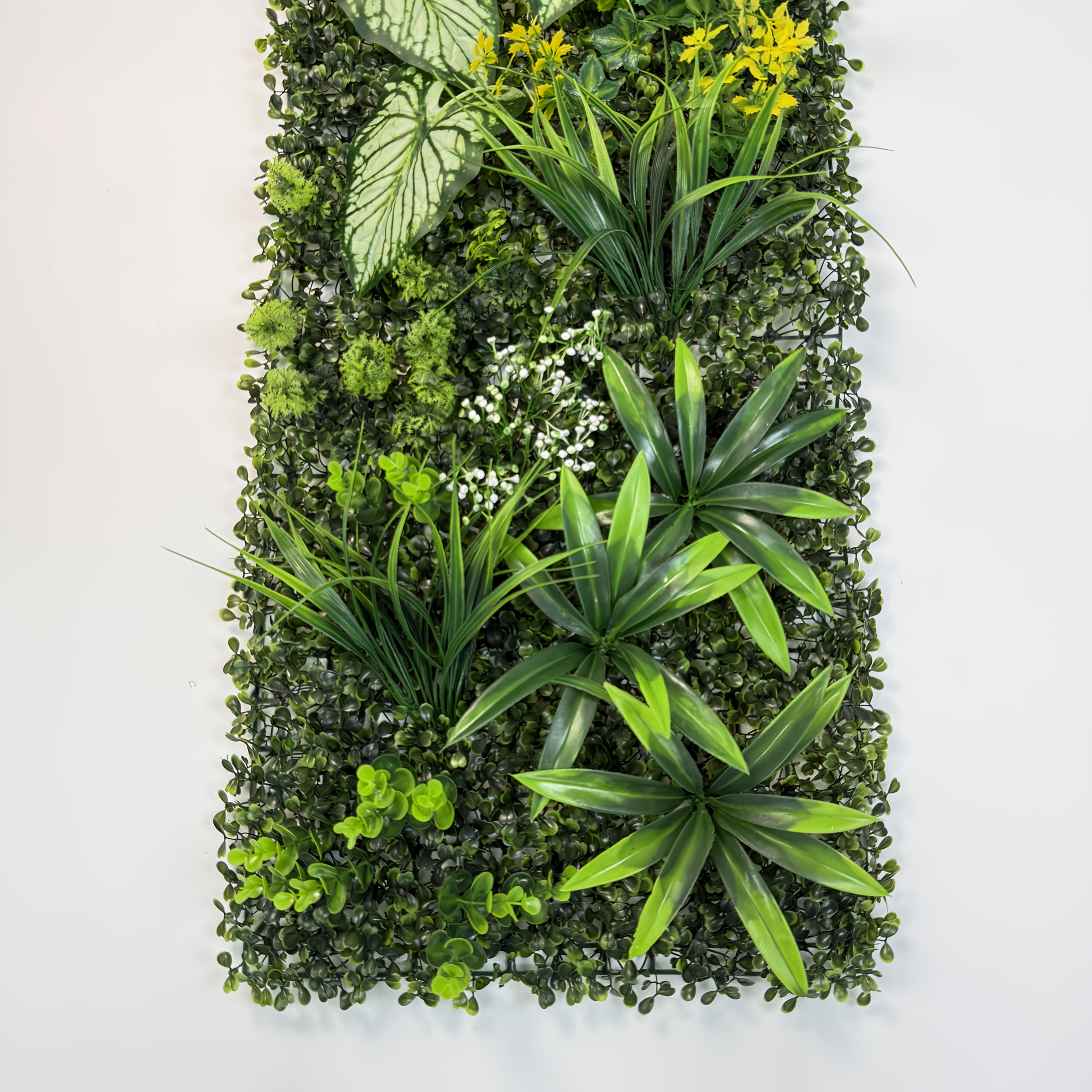 UV-Resistant Artificial Plant Faux Grass Turf Green Wall