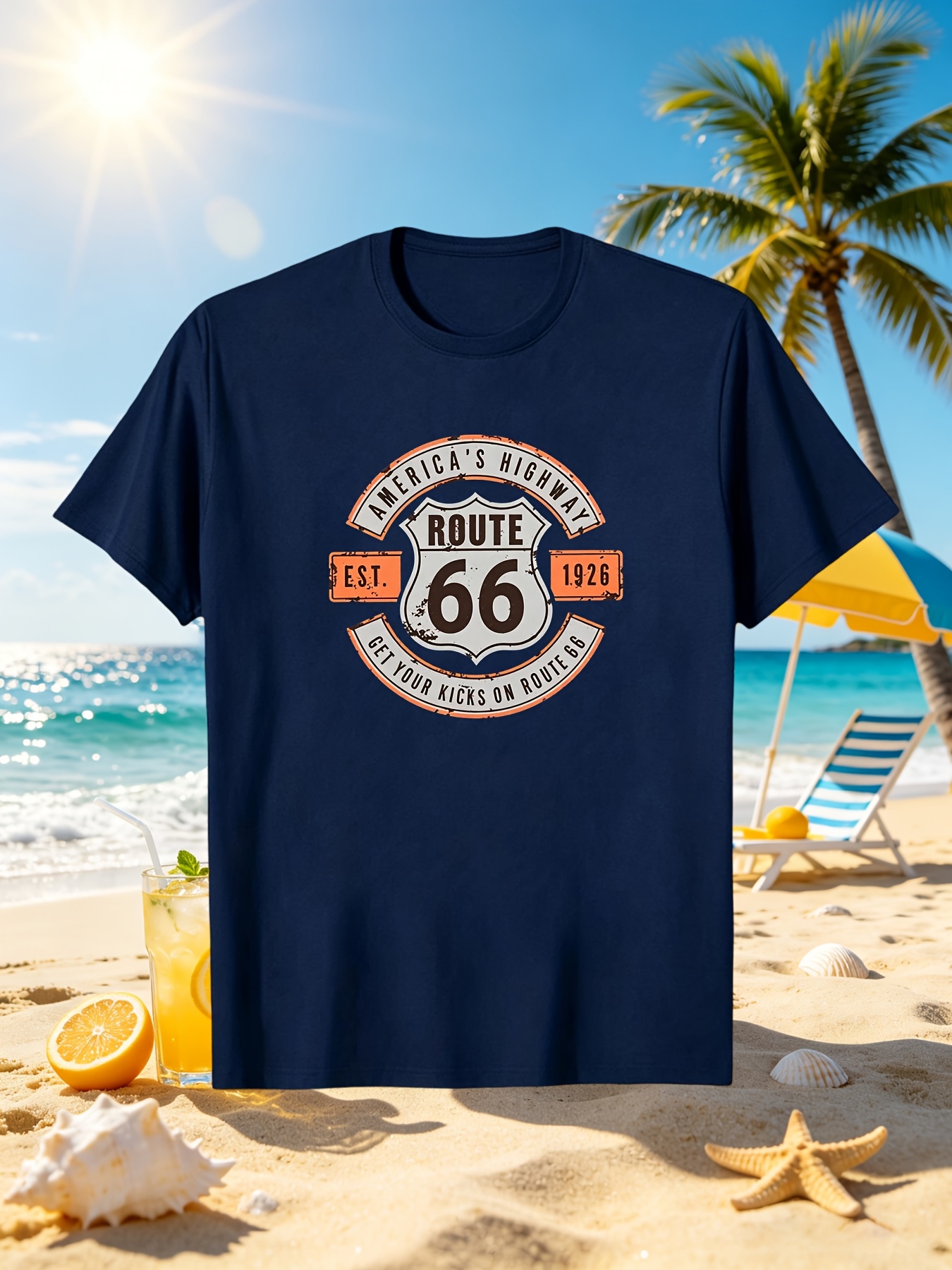 item picture 2026 new style mens simple pattern casual fashion printed t shirt