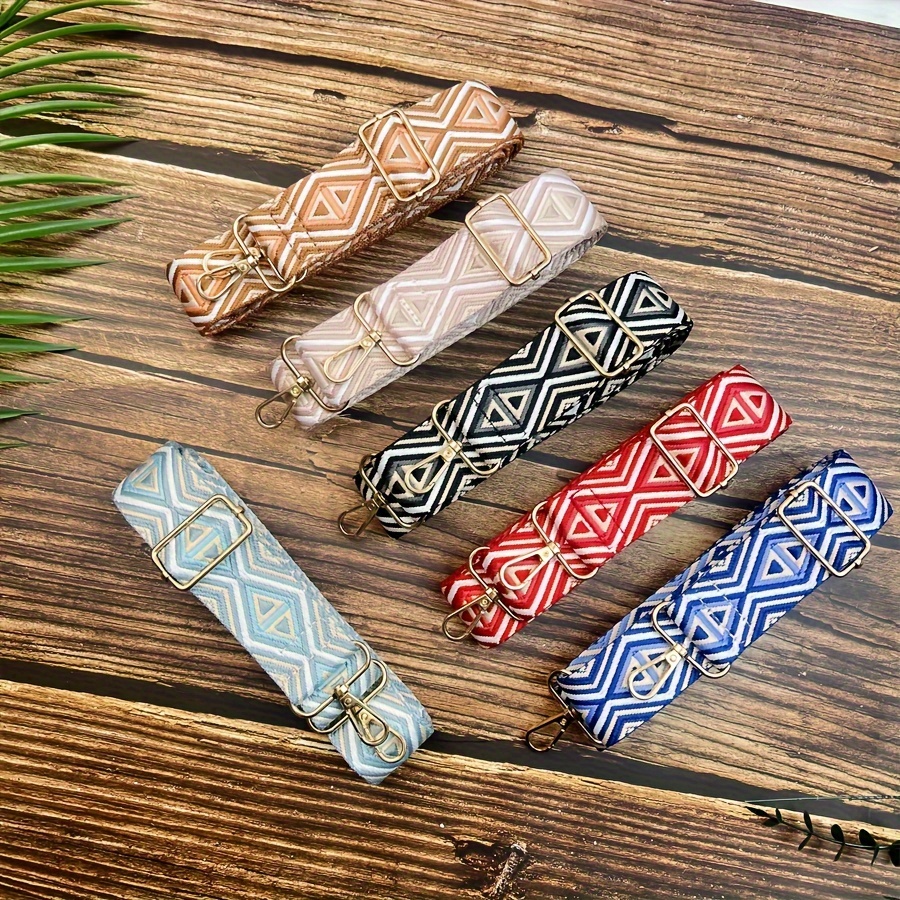 

Fashionable Shoulder Straps For Crossbody Bags And Fanny Packs, Replacement Straps With Metal Clasps, Adjustable Length