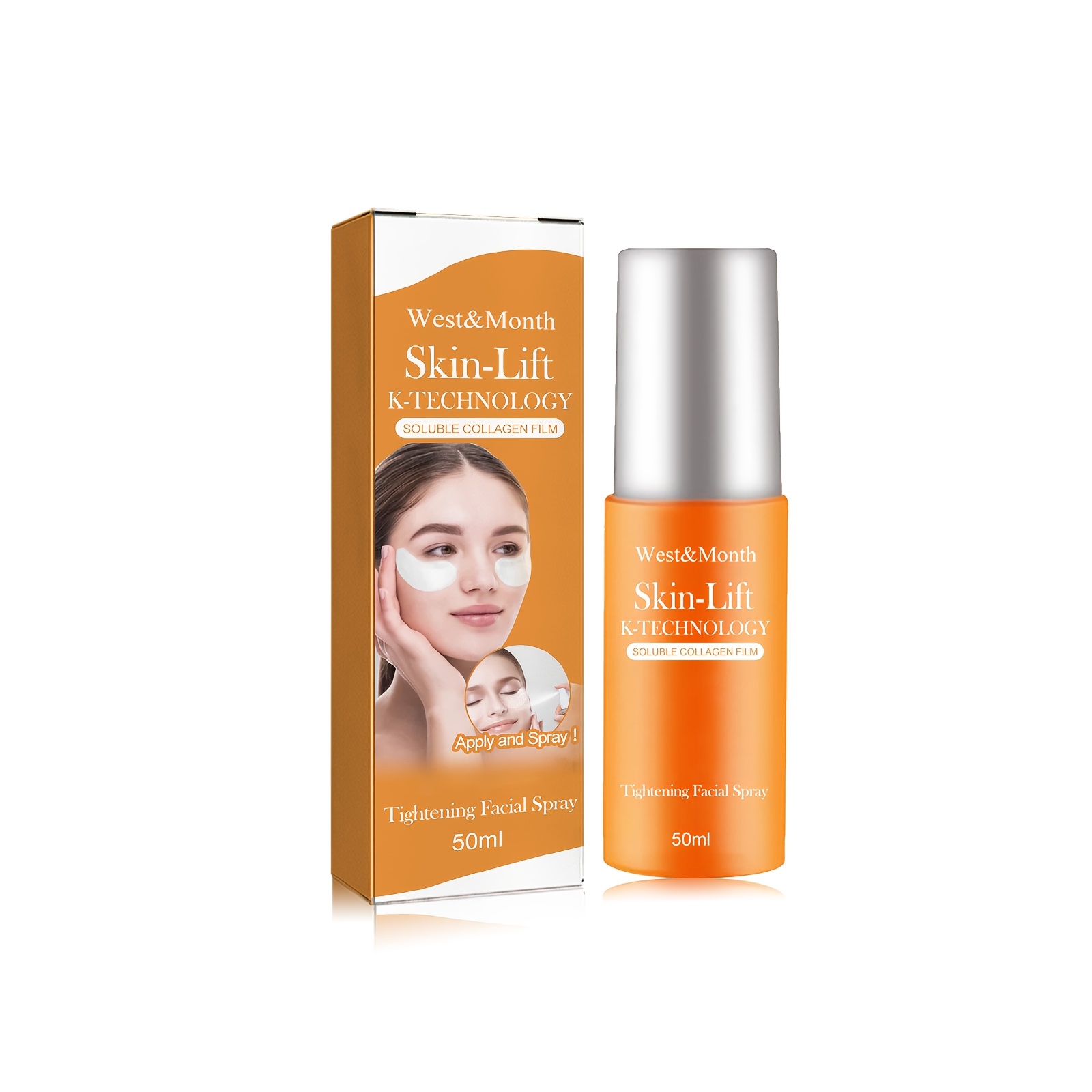 Hydrating Collagen Spray for Women - 50ml | Smooths Fine Lines & Wrinkles, Firms Skin with Hyaluronic Acid & Vitamin C, Alcohol-Free, Suitable for All Skin Types