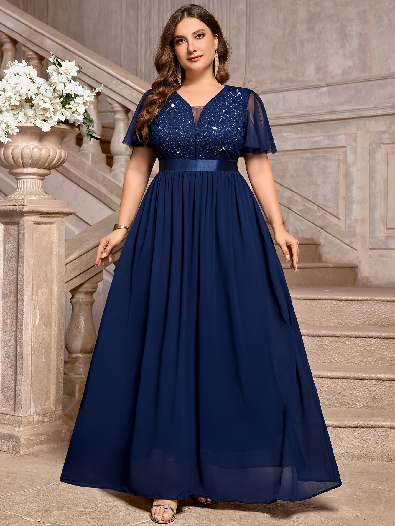 Moda Feminina Site De Roupas Plus Size Internacional Vestido De