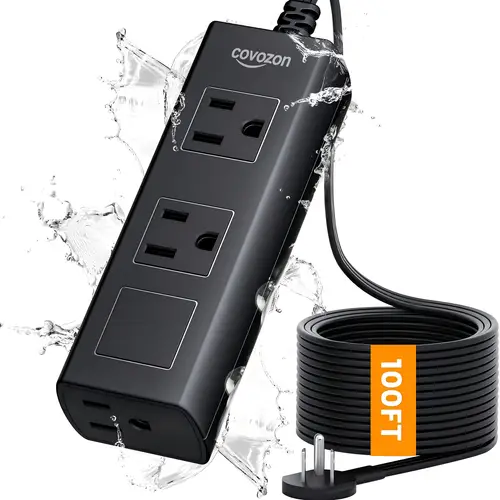 outdoor extension cord 100 ft spt 2 3 prong long extension cord 13a 125v 1625w for home christmas lights indoor and outdoor