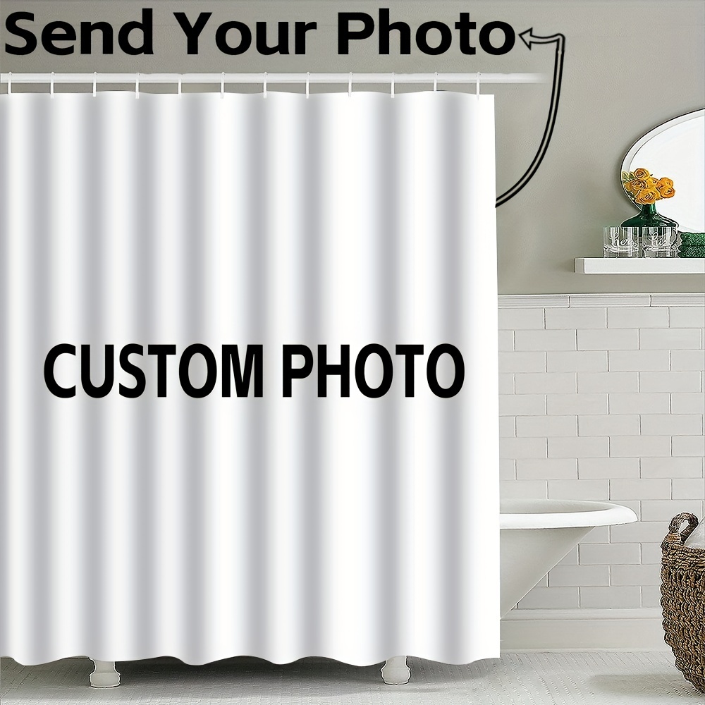 

Custom Photo Shower Curtain - Oversized, Waterproof & Durable | Personalized Bathroom Decor With Machine Washable Fabric Bathroom Decor And Accessories Shower Curtain Sets For Bathrooms