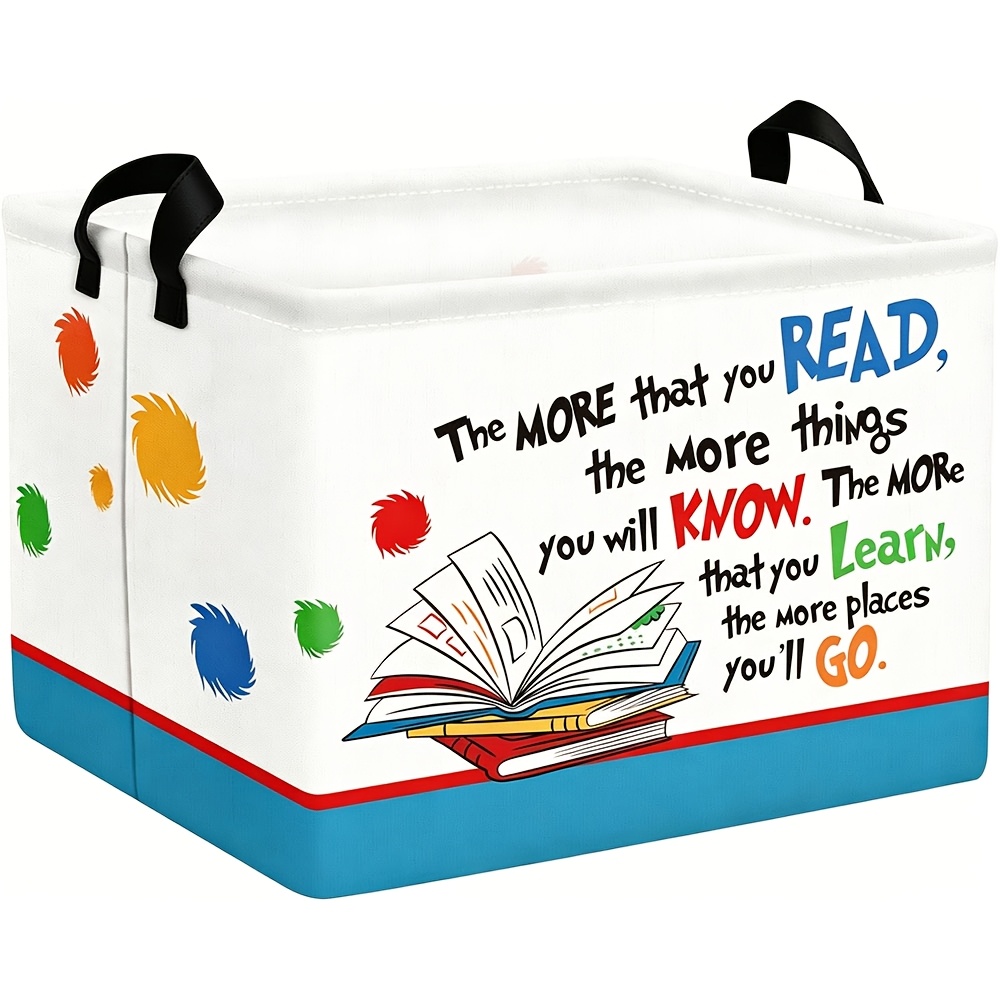 TEMU 1pc Livre de citations à lire, motif coloré et moelleux, disponible en 2 tailles pour placard, chambre, salle de bain, balcon, salon, vêtements,