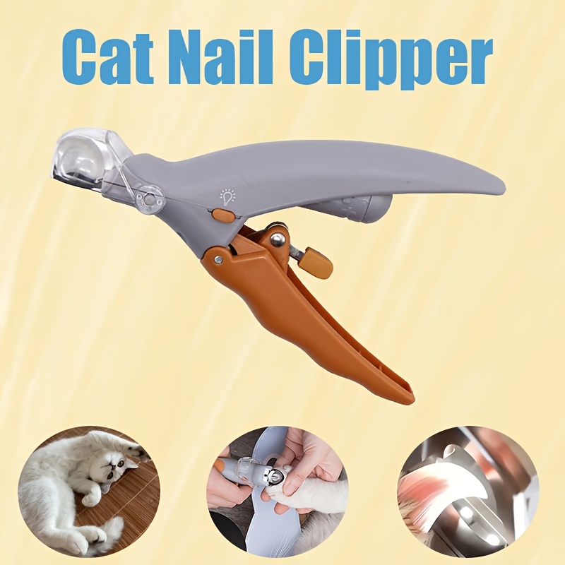 

Led Light Pet Nail Clipper For - , 5x Magnification, Steel Blades, Battery-powered (batteries Not Included)