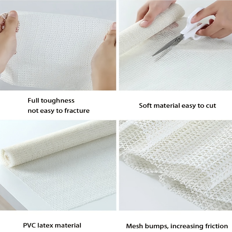 pvc non slip mattress protector   easy clean non woven mesh with non woven mesh for sofa carpet and yoga mat for home use details 2