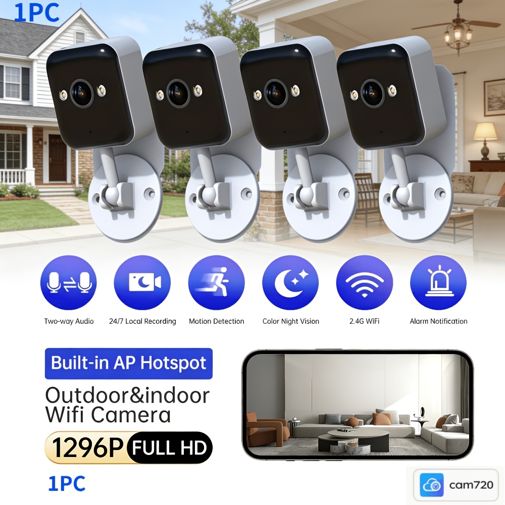 wireless network camera sold on Temu United States