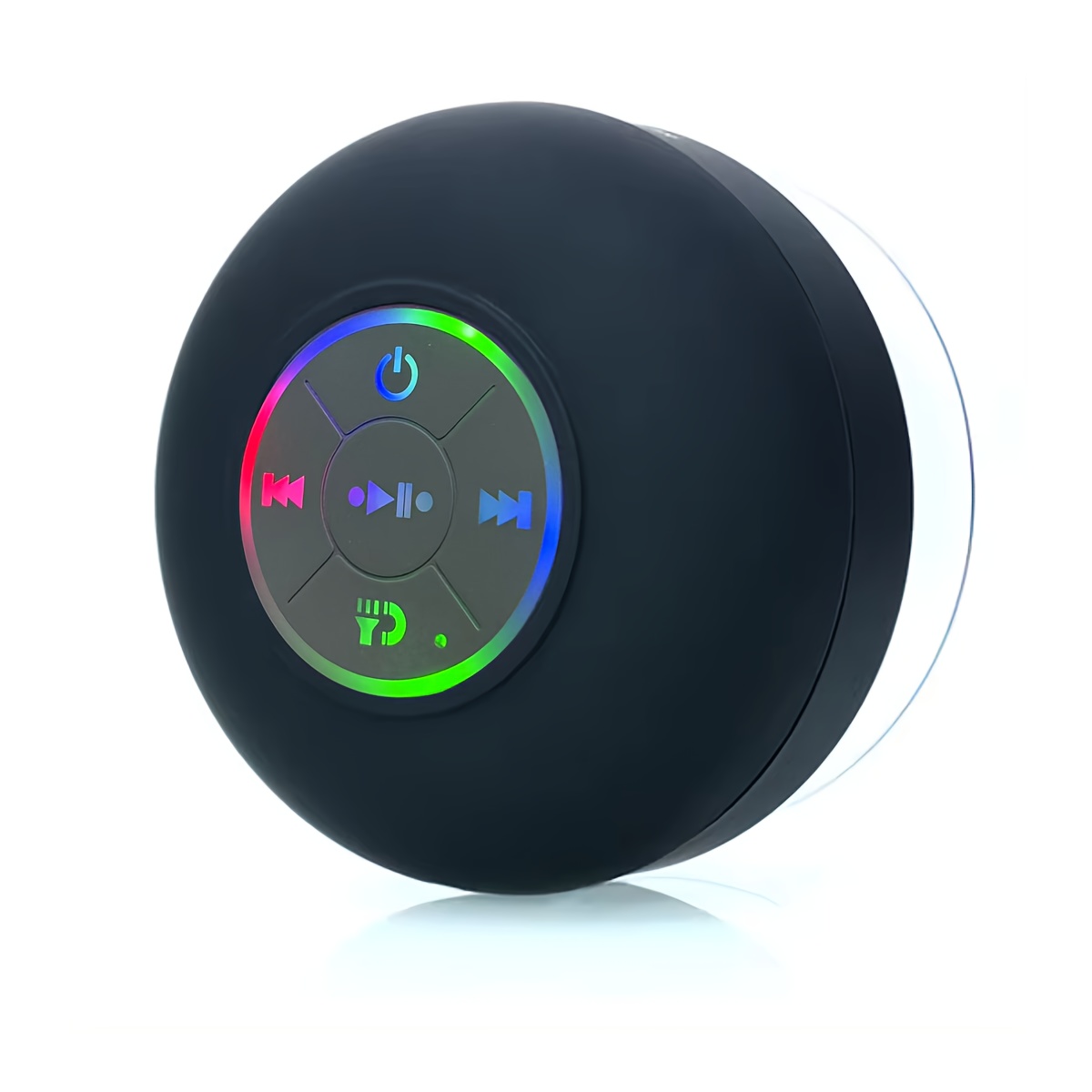 CUKBUG Wireless Speaker with Suction Cup Mount, IPX4 Shower Speaker Compatible for Smartphones/Tablets, - Portable Sound System for Bathroom, Pool, Car, Beach, Outdoor, Built-in Mic & for Parties (No Dock)