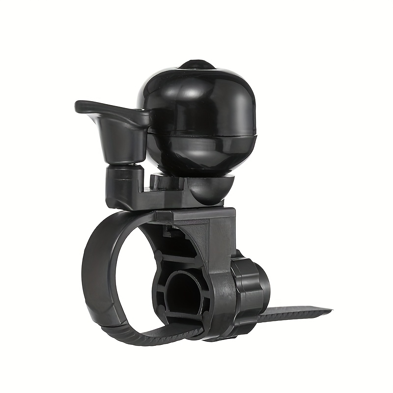 Vxm Quick-release Bike Bell - Retro Lightweight Aluminum Alloy, Compact Tone For Mountain/road Bikes & Bicycles (black)