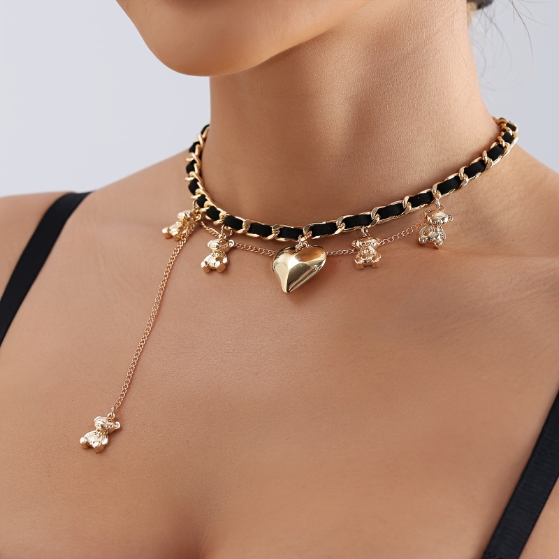 LOVE Bear Chocker ブラウン