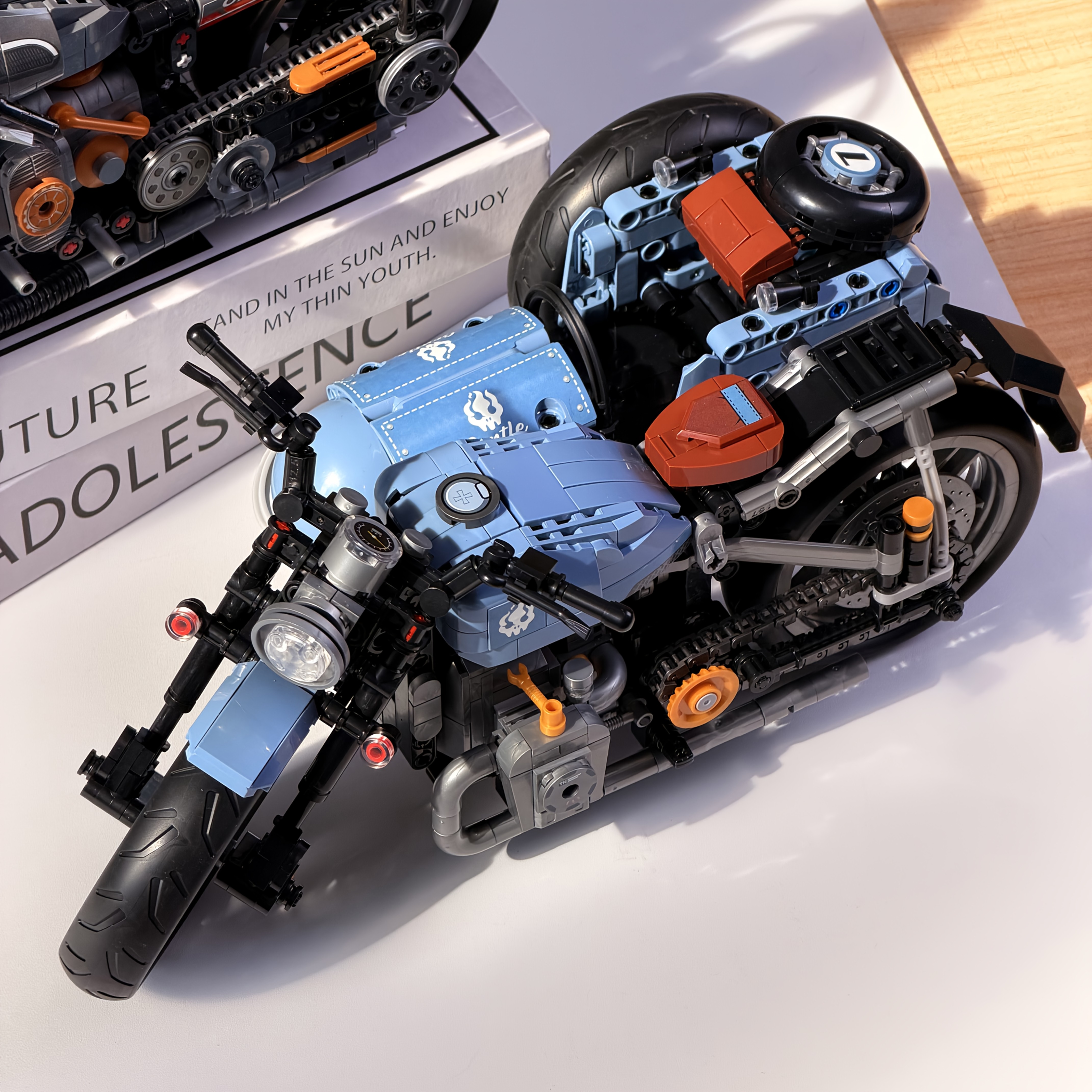 Motorcycle Building Blocks Set for STEM Education