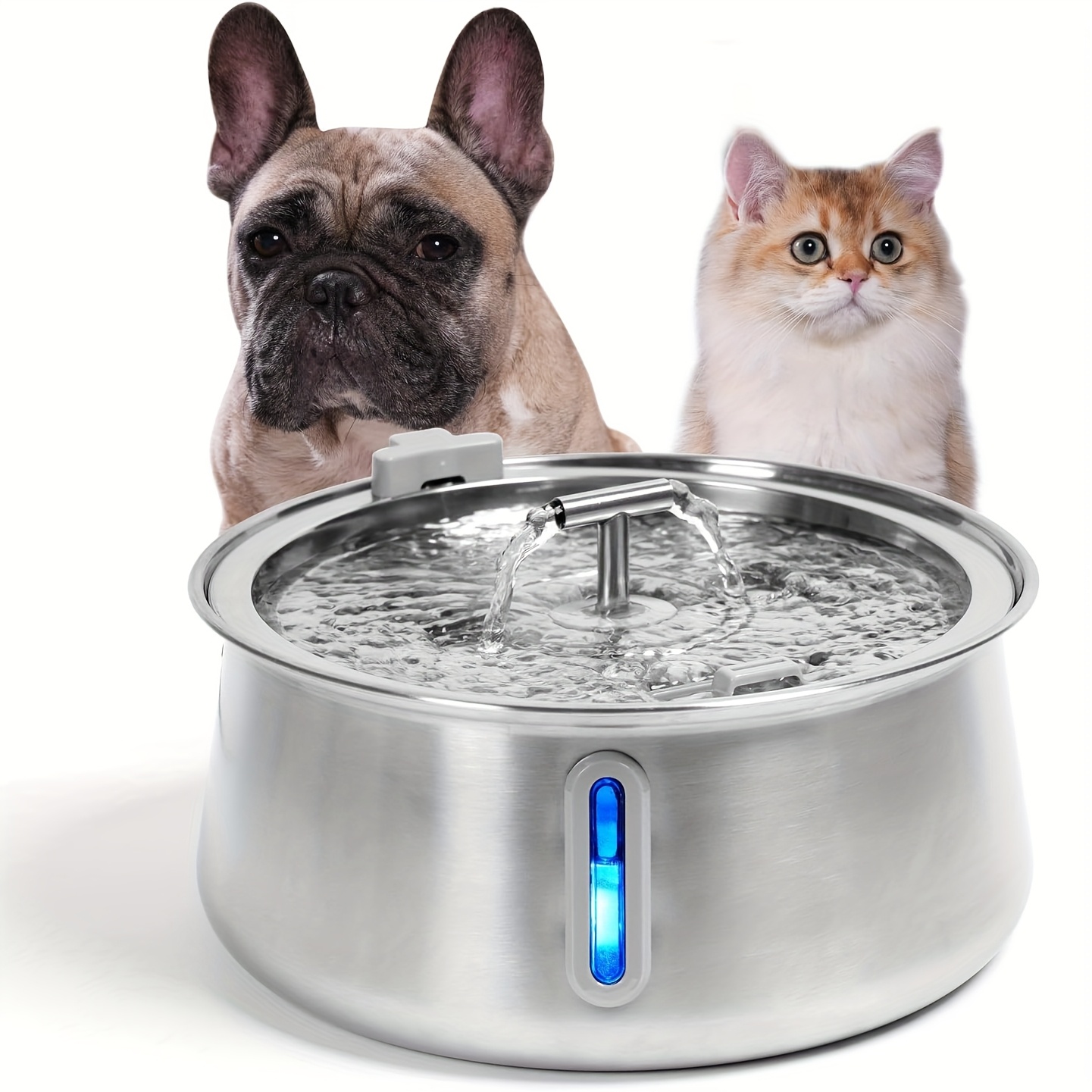 Petdiary 54oz/1.6L Cat Water Fountain With Smart Pump Cat Drinking Water Fountain Dog Water Dispenser
