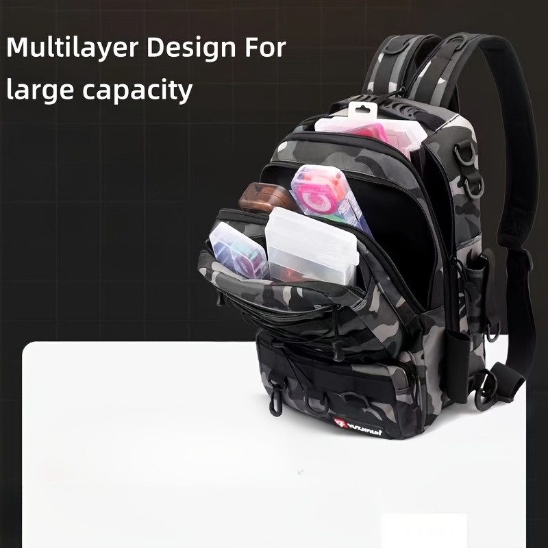 Sac De Canne à Pêche Pliable Portable à 3 Couches, Sac De Canne A Peche Pliable Portable A 3 Couches Sac De Rangement Pour Equipement De Peche 90 120 150cm