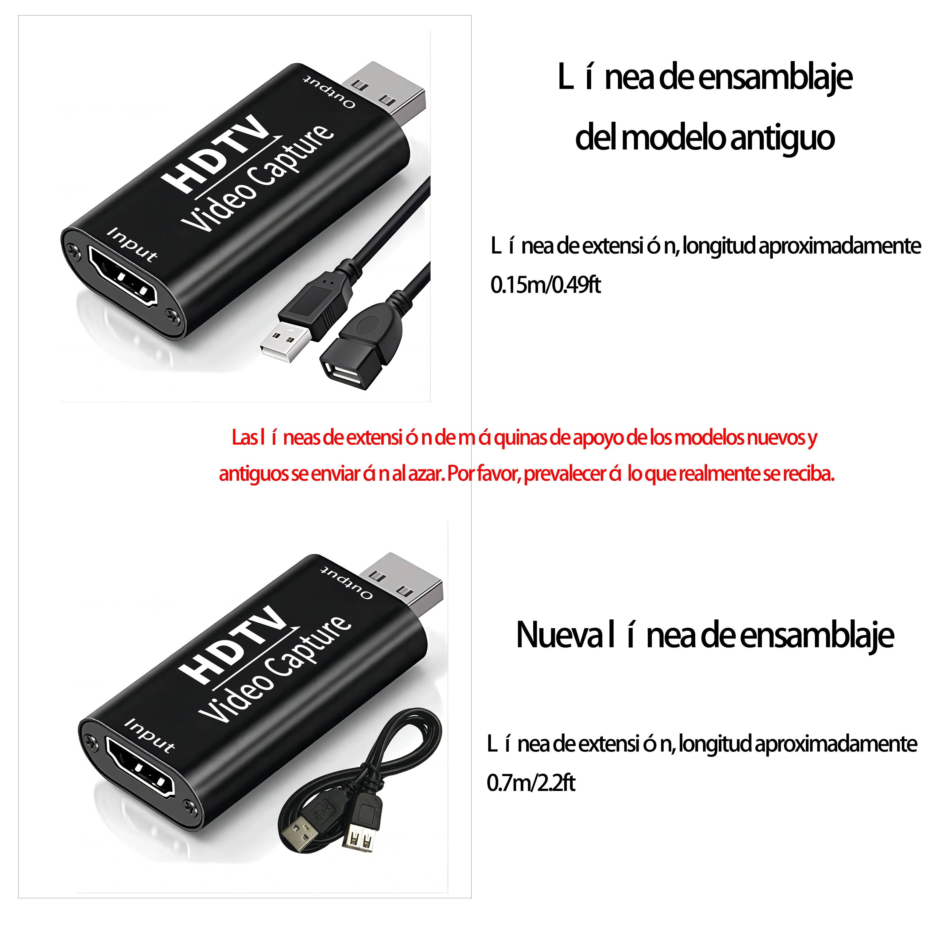 Tarjeta de captura de video HDMI 4K, Cam Link Tarjeta de captura de juego,  adaptador de captura de audio HDMI a USB 2.0 Dispositivo de captura de  grabación para transmisión, transmisión en vivo, videoconferencia,  enseñanza, juegos  