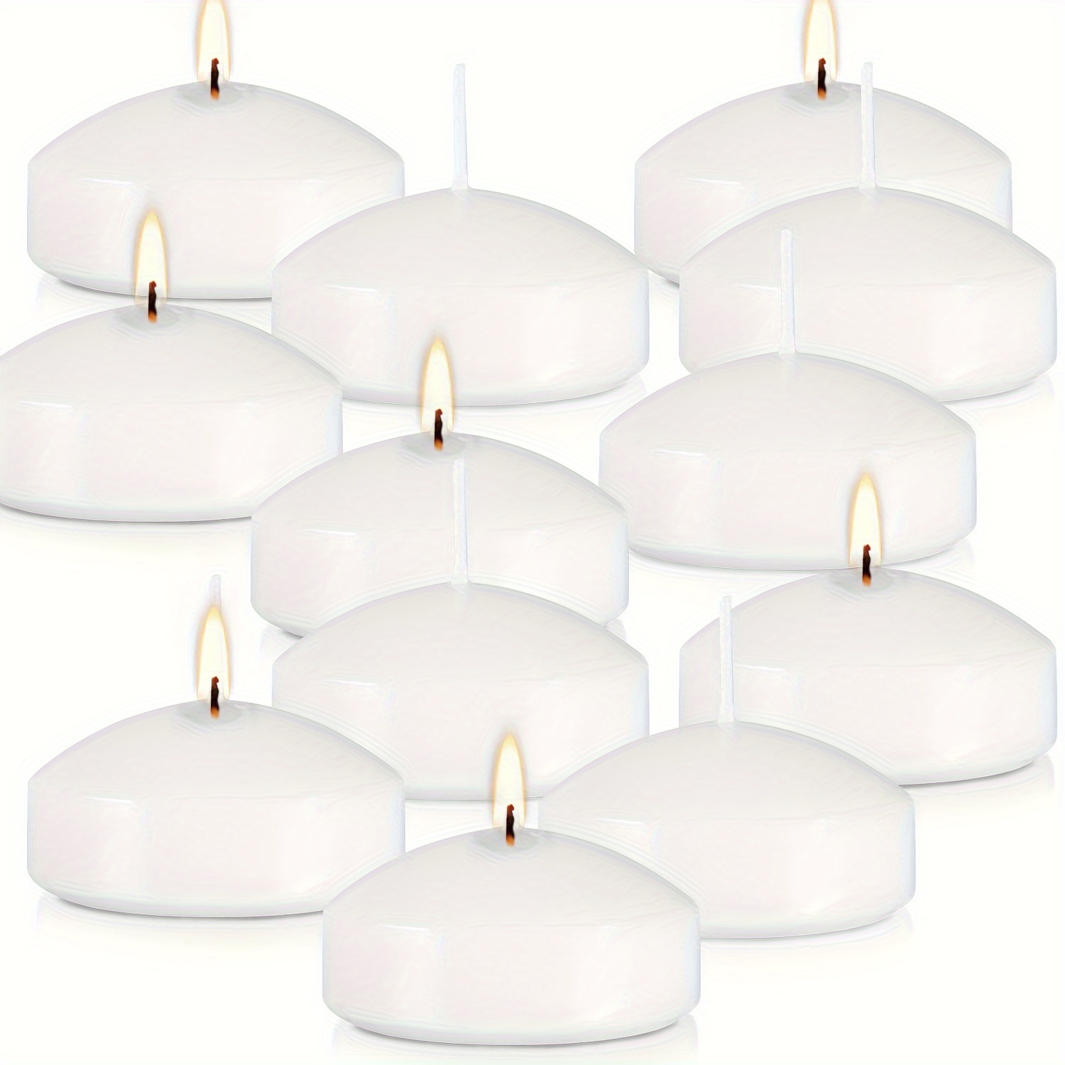 TEMU 2 Inch 50 Pack Floating Water Ball Candles, Holiday Candles