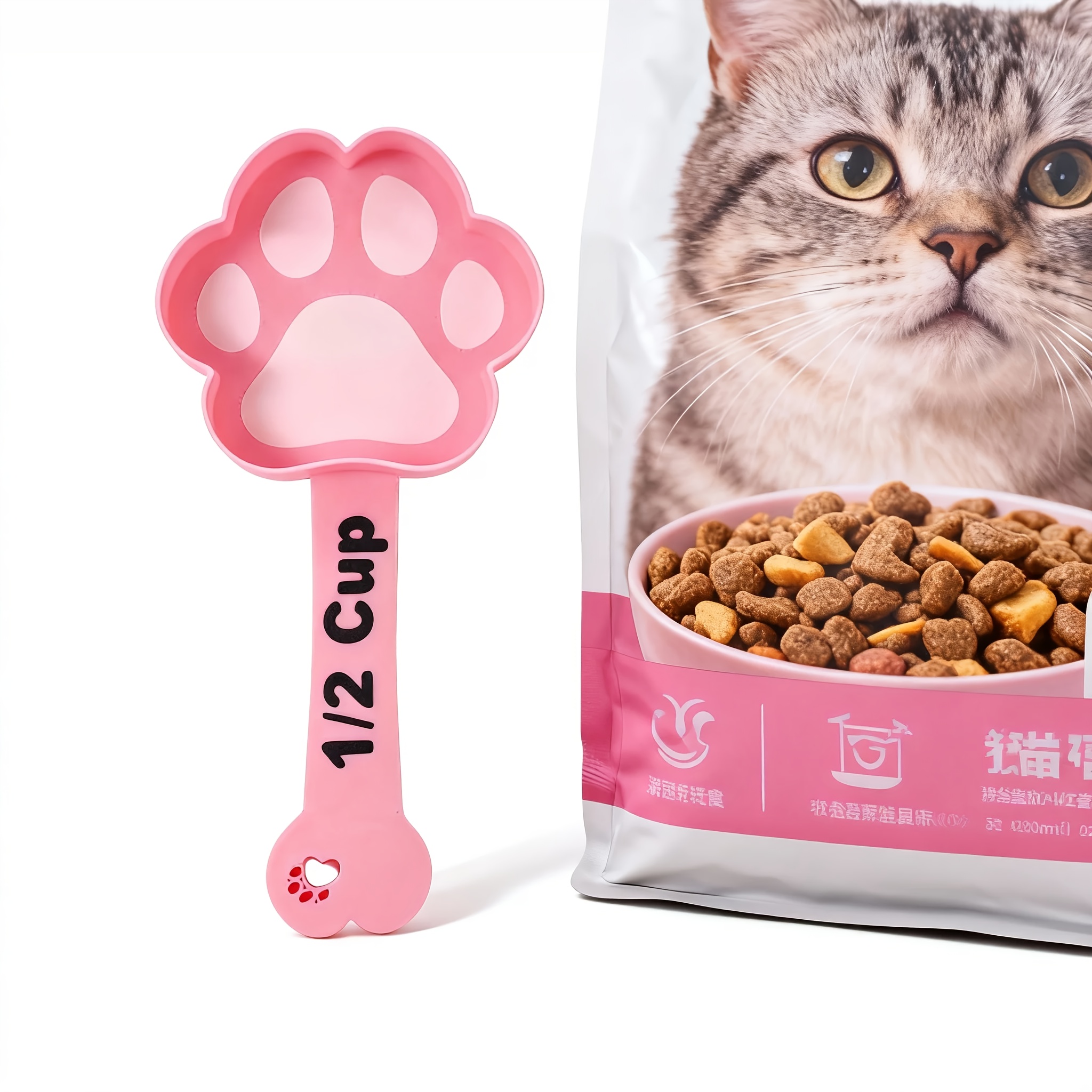 Durable Plastic Pet Food Can Spoon - Easy-Clean Scoop for Mixing Wet Food for Dogs And Cats, Random Color, Perfect for Pet Feeding, Pet Food Spoon